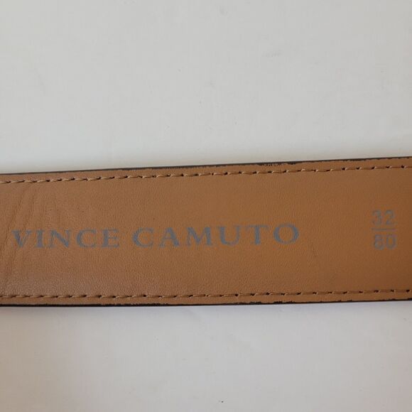 Vince Camuto Leather Brown Classic Size 32 Mens Belt - Picture 4 of 10